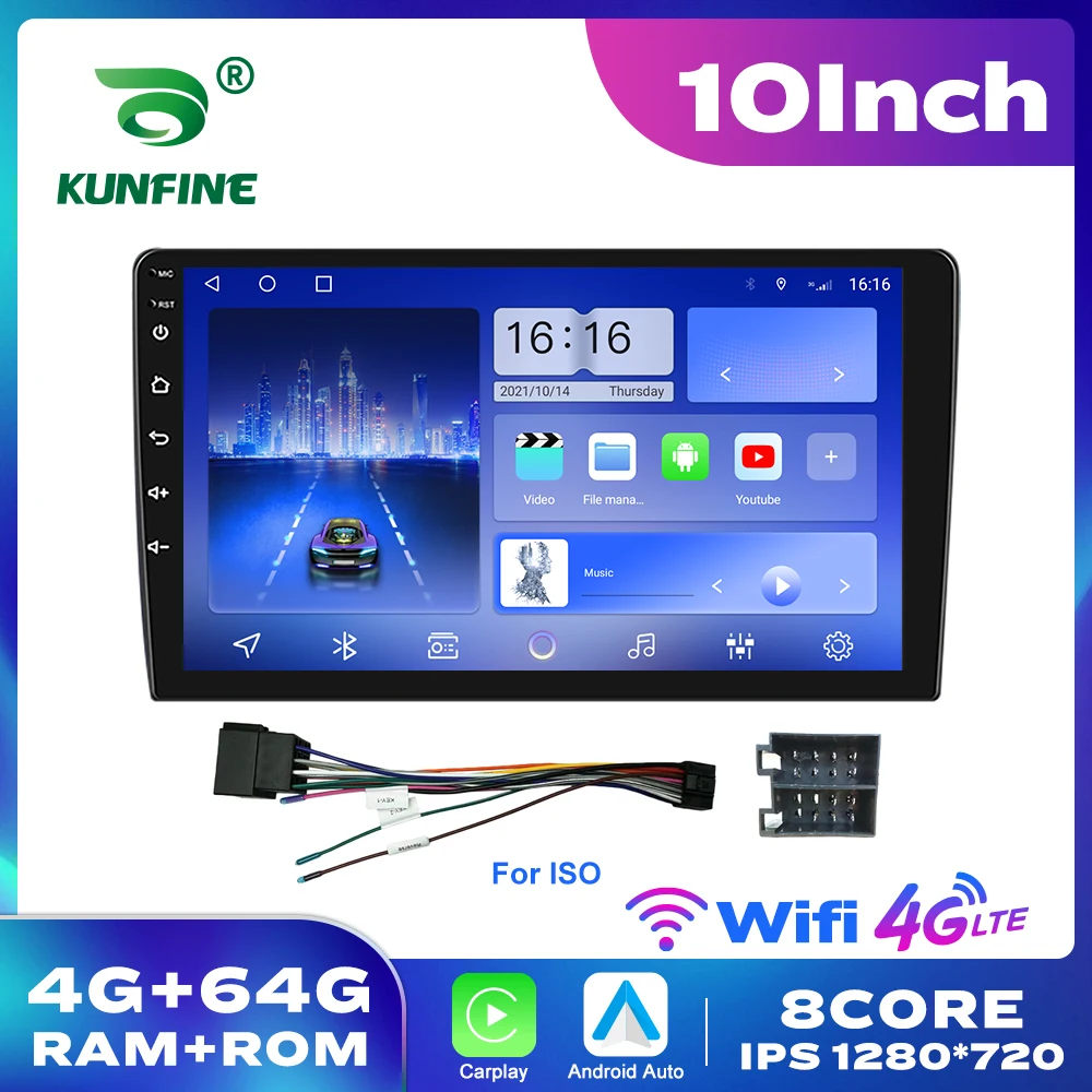 10 Inch Android Car Radio 4GB 64GB Auto Stereo