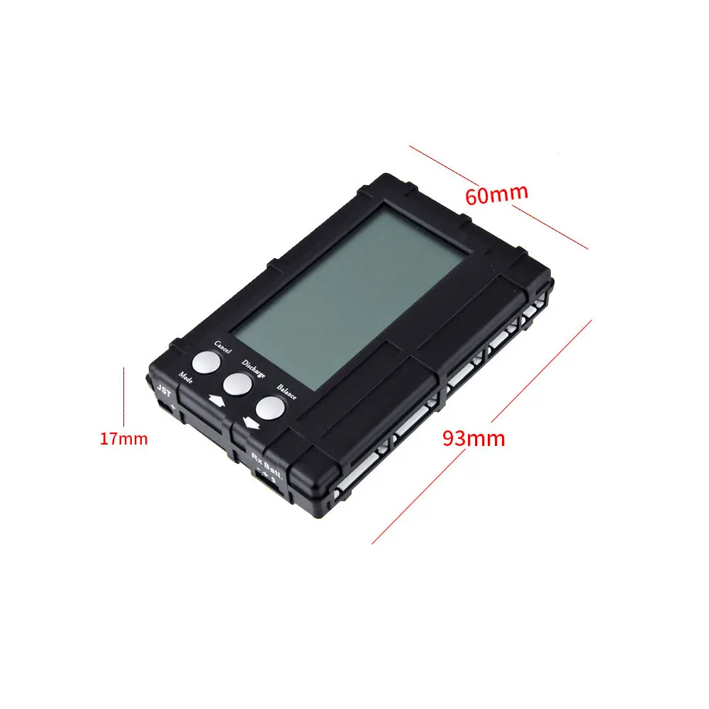 

3 in1 2-6S Digital lipo Battery Discharger Balancer Meter Tester