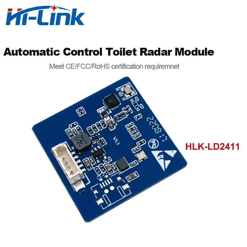 Hi-Link Smart Home Toilet 24G Gesture Recognition Micro-Motion Switch Sensor Module HLK-LD2411