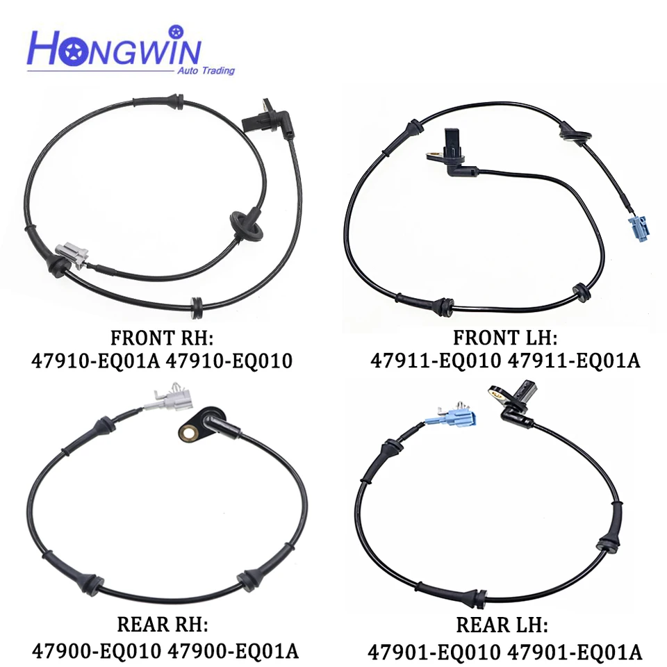 For Nissan X-Trail T30 T31 2000-2015 ABS Wheel Speed Sensor 47910