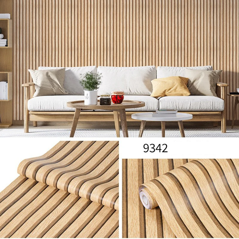 Wohnzimmer Schlafzimmer Raumdekoration Hintergrundwand-Dekoration Wandpaneel Selbstklebende Wasserdichte und Ölfeste PVC-Tapete