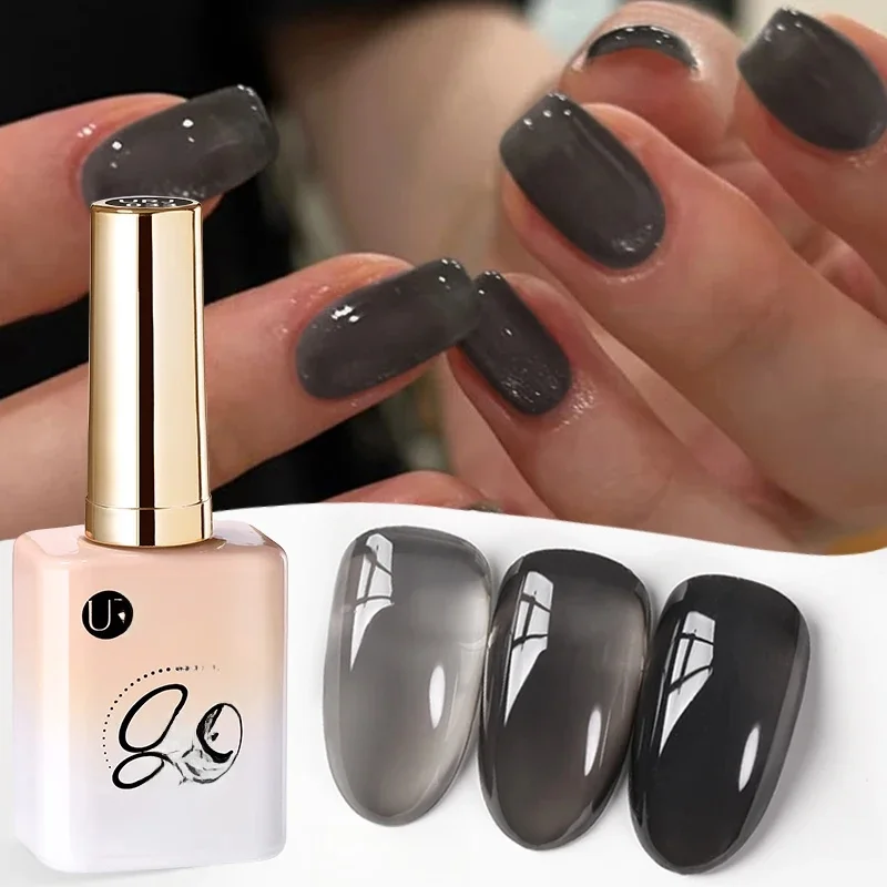UR SUIKER 15 ml Jelly Gel Nagellak Zwart Rood Roze Kleur Semi Permanente Nail Art Manicure Losweken LED UV Gel nagellak - afbeelding 2