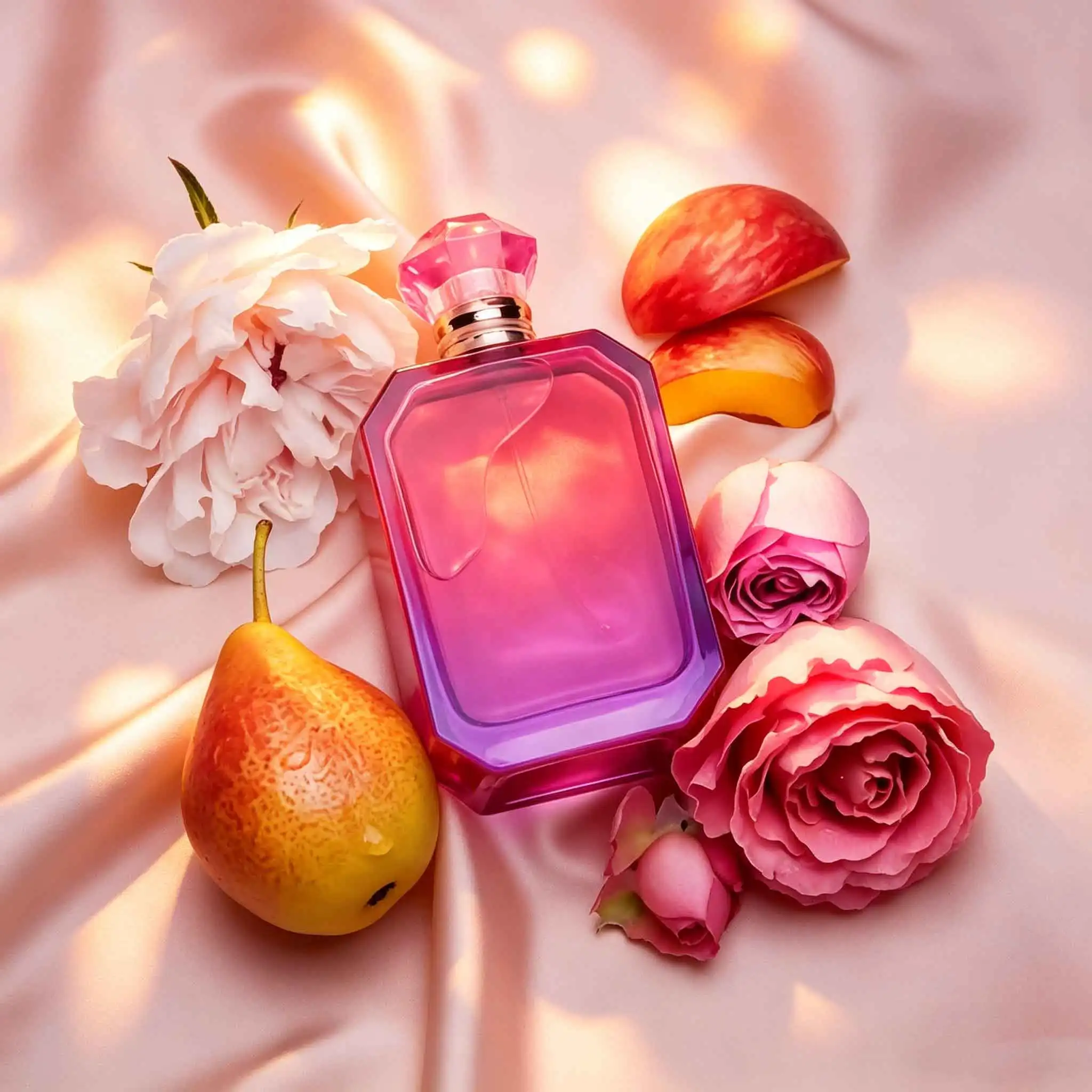 

Парфюм Fleur Majesty Rose Royale 31, в розово-фиолетовом градиентном флаконе, с ароматом сладкой груши, персика и апельсина, создает ощущение благородной атмосферы. Подходит для свиданий и поездок на работу, нежен и элегантен.