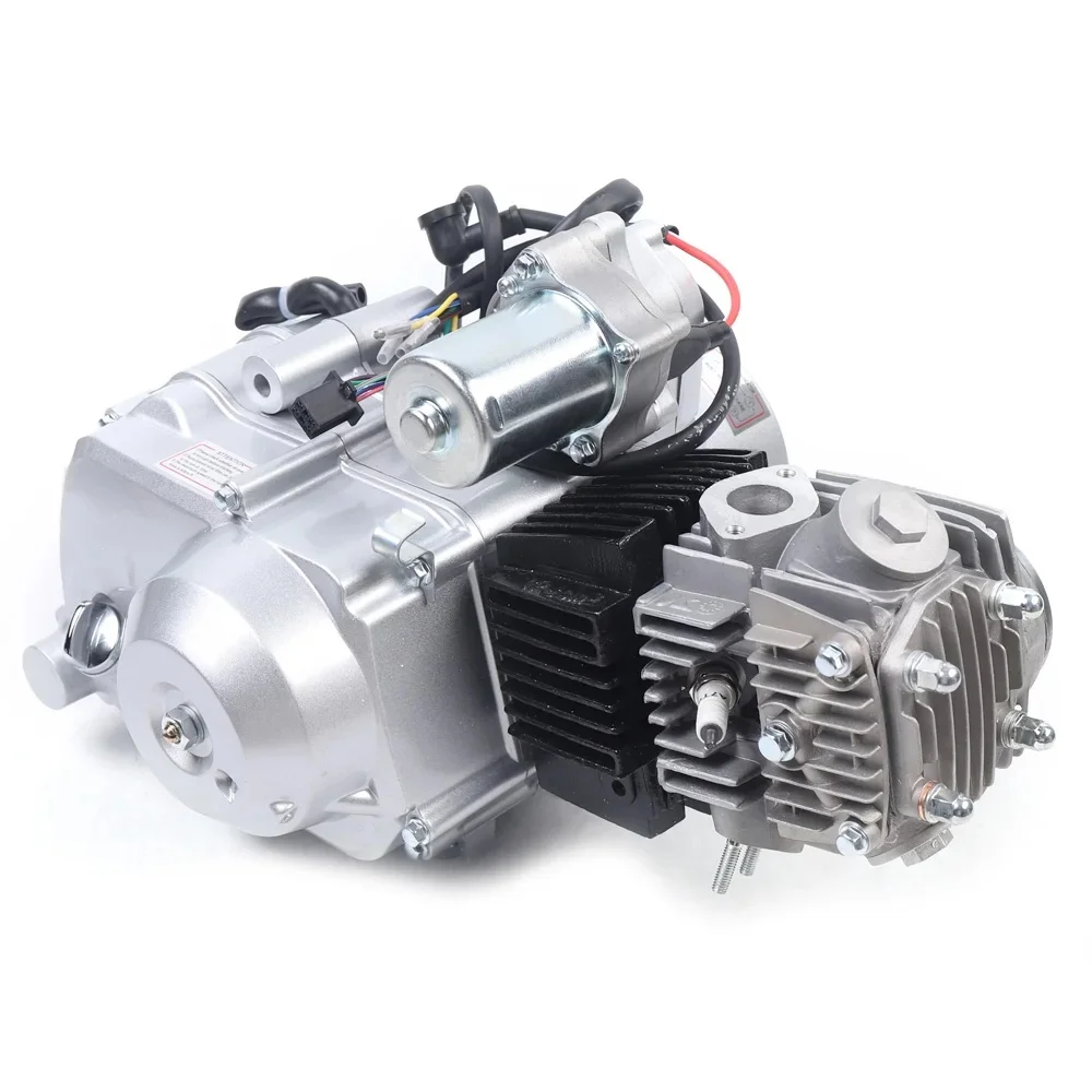 AliExpress NONE 4 Stroke Semi Auto Engine Motor Kit 125CC Single-cylinder Air-cooled Motor 4 Speed with Reverse For ATV Quad Bike Go Kart Engine