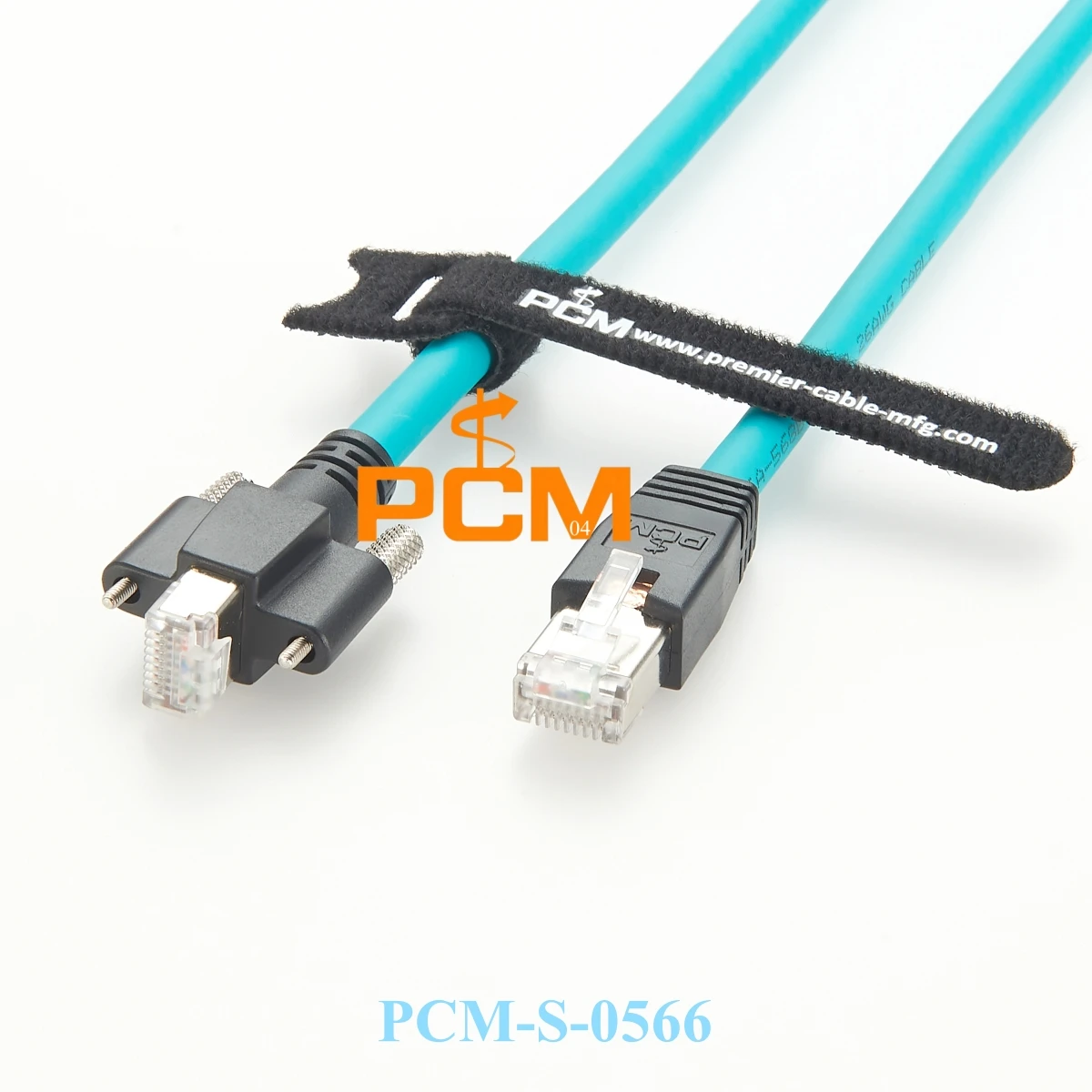 RJ45 Cat6A GigE Vision Camera Cable RJ45 Male to Plug Industrial Ethernet High Flex Shield with Screw for Machine Frame Grabber