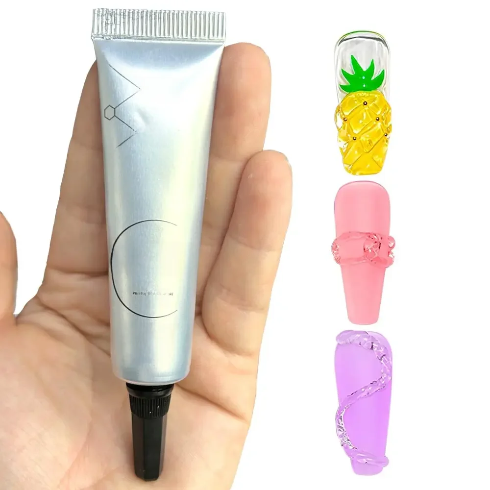 Gel de sculpture 3D pour ongles, colle biscuits arina, vernis à ongles transparent, sculpture artisanale, gel de moulage, diamant 5 en 1, 5g, 19g