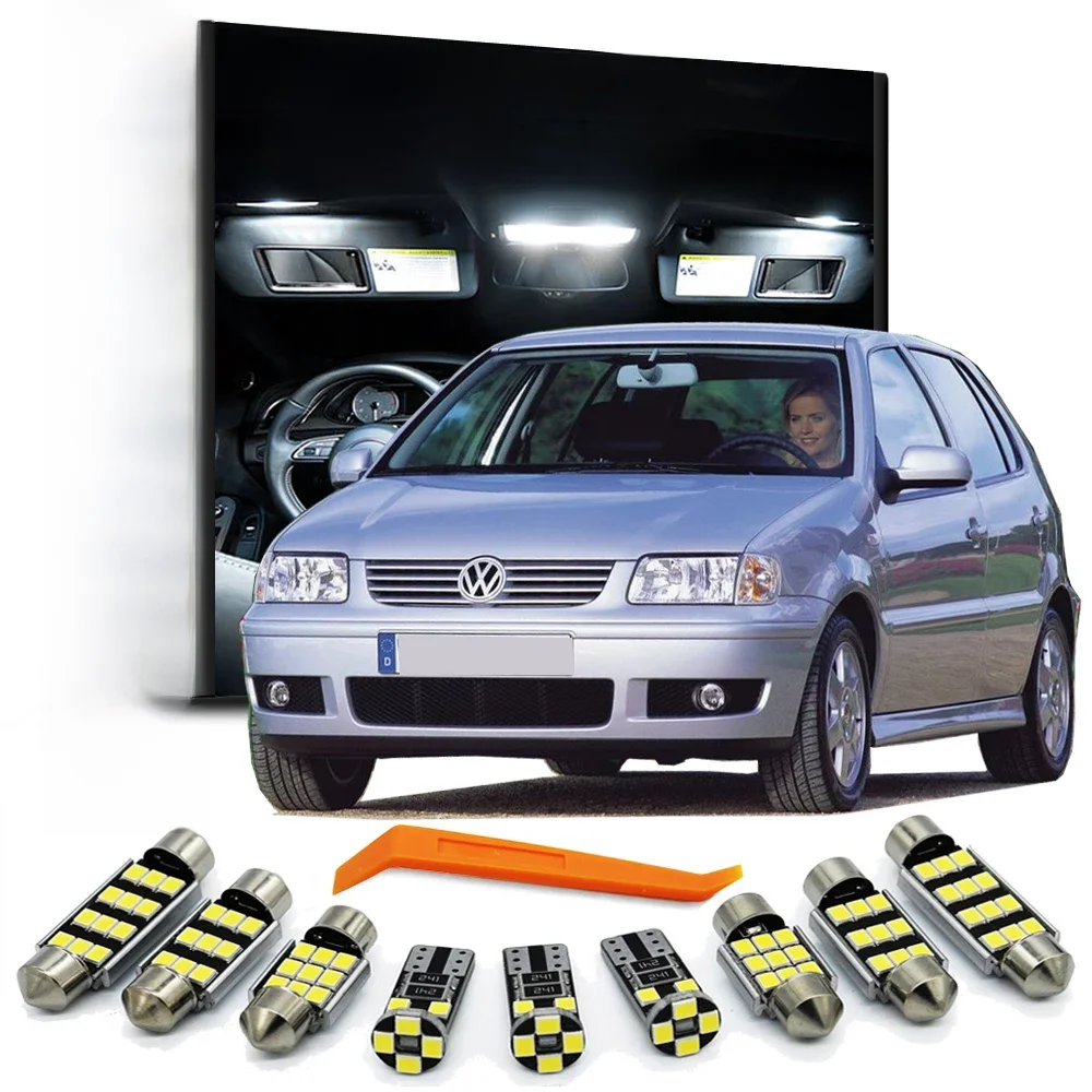 ZITWO 7Pcs LED Interior Dome Map Trunk Light Kit For VW Volkswagen Polo MK3 6N 6N1 6N2 1994 1995 1996 1997 1998 1999 2000 2001 — zdjęcie 2