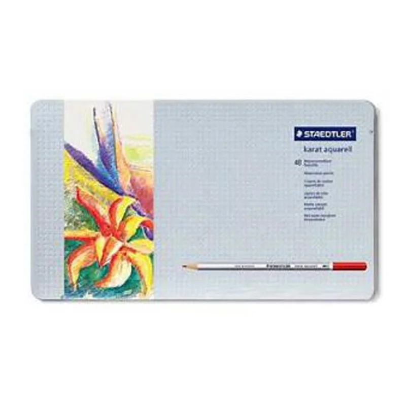 Stedler New watercolor pencil 48 colors (iron) 125 M48 tin case Staedtler water color pencil 48 type tincase 125 48 color