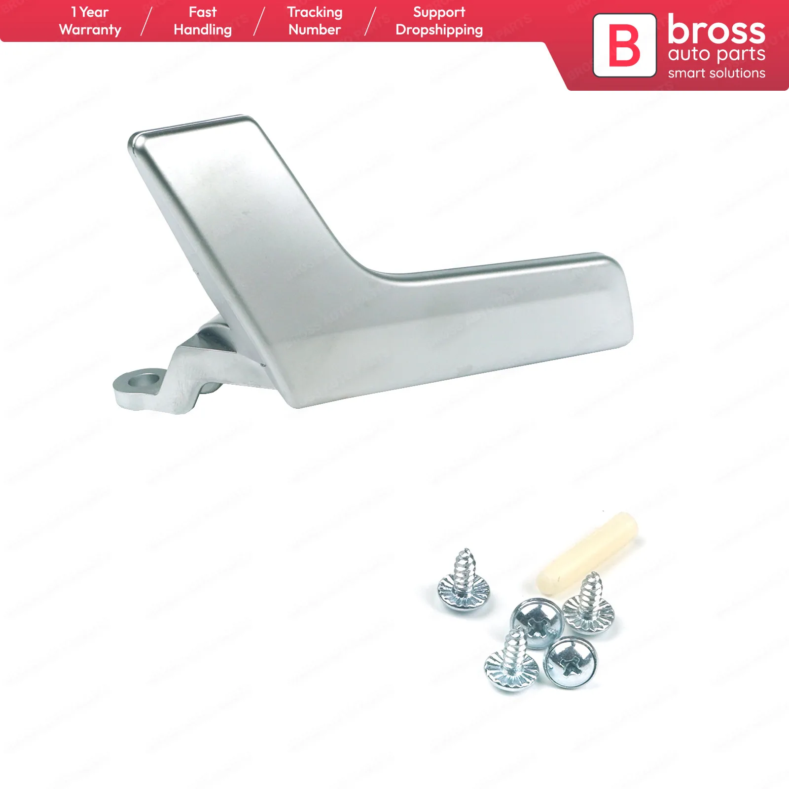 Bross Auto Parts BDP892FBA Interior Door Handle Chrome Plated MATT Left Side 2047201171 for Mercedes W204 Shipping From France