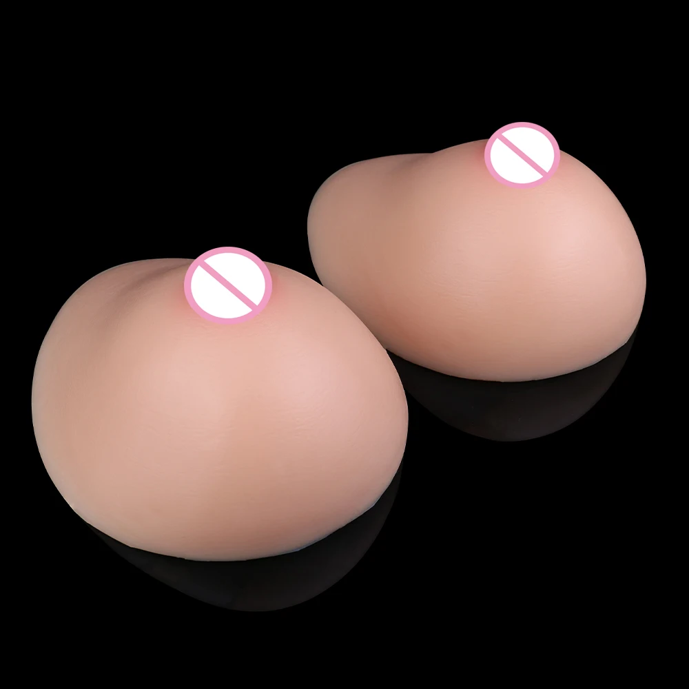 Silicone Breast Forms Self-Adhesive Fake Boobs Prosthetic Breasts for Transgender Mastectomy Crossdressers Drag Bra Enhancers