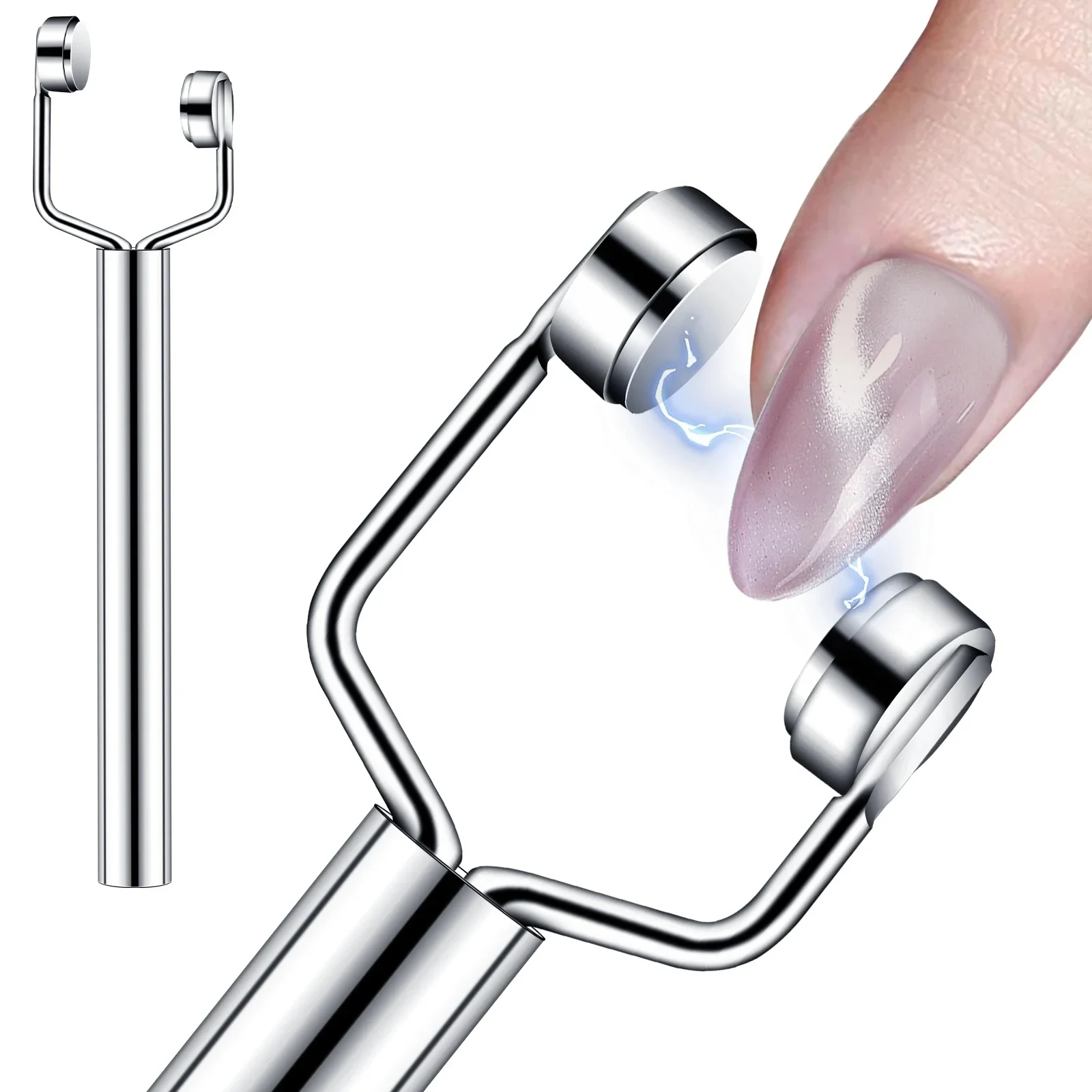 Silny magnetyczny sztyft w kształcie litery Y do paznokci Cat Eye Design UV Gel Polish Nail Art Tool Effect Manicure Magnet Stick 3 w 1 Nail Art Magne — zdjęcie 2