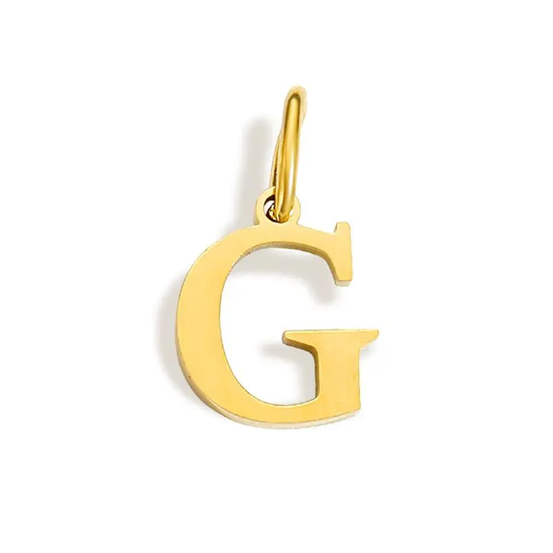 CARLIDANA Neuerscheinung Minimalistische Brautjungfern-Anhänger Edelstahl Initial-Buchstabe Runde Schlangenkette für Sie Anhänger-Halskette