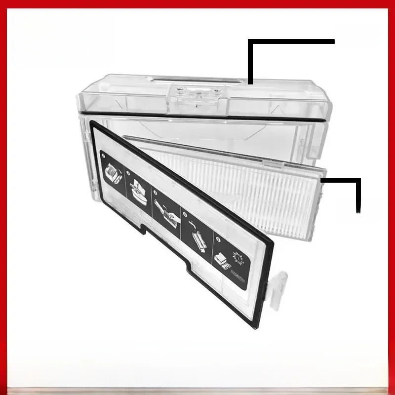 Dust Box For Xiaomi Roborock S7 T7S T7S PLUS S8 S8 Pro  Robot Vacuum Cleaner Dust Bin Spare Parts