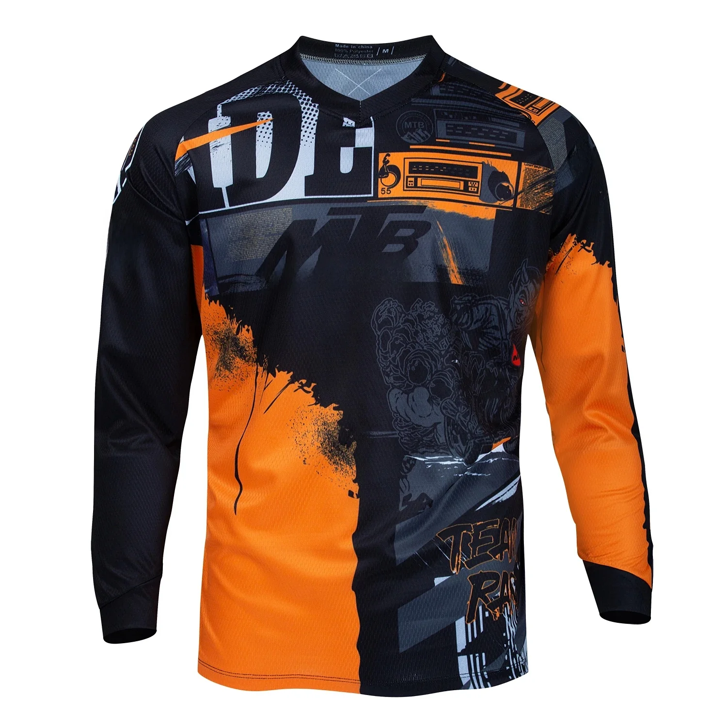 AliExpress NONE Men's Motorcycle Mountain Bike Downhill Jersey Enduro Polera Mtb Offroad MX Bicycle Motocross Shirt Country Racing Mtb Jersey