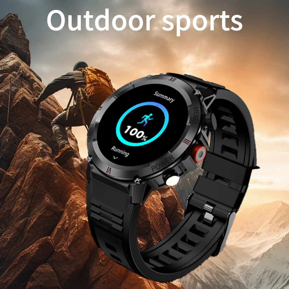 LIFEBEE X22  New 1.46-inch Full-touch Smartwatch For Men,Wireless Calling,100+ Sport Modes And Flashlight