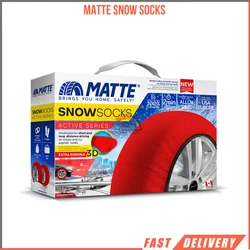 MATTE Winter Car Tire Snow Socks-Active Series For Winter Easy Grip (Textile Snow Chain-For Safe Driving On Snowy And Icy Road)