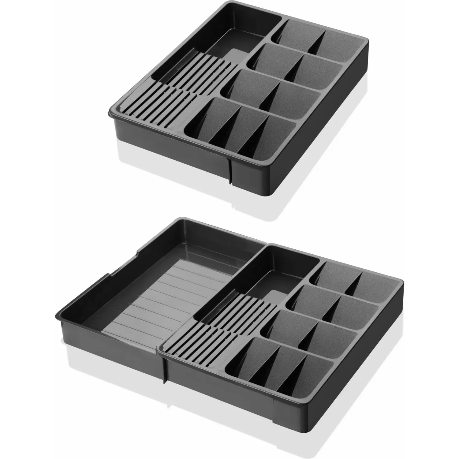 

Expandable Cutlery Drawer Box Kitchen Storage Organizer Rack Fork Spoon Knife Divider Container Tray Adjustable Flatware Holder