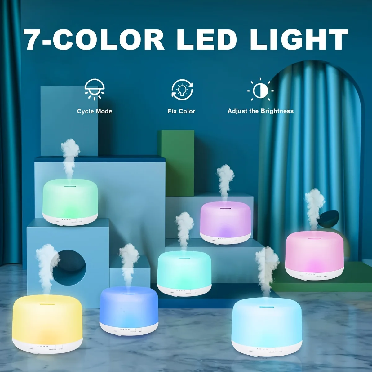 

Air Humidifier 300ML Diffuser Ultrasonic Mini Air Humidifier Usb Fogger Mist Maker With Led Light