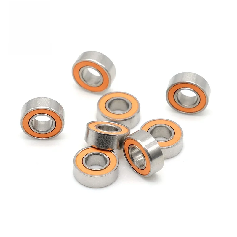 2 SZT. Łożysko SMR115 2RS 5x11x4 mm ABEC-7 Łożysko Hybrydowe Ceramiczno-Stalowe Ze Stali Nierdzewnej Łożyska Kulowe Do Kołowrotków Wędkarskich DRY Ocean Fishing SMR115 — zdjęcie 2