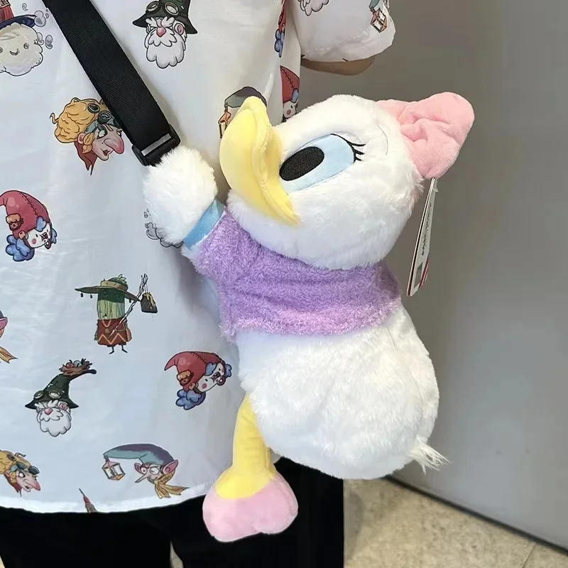 Disney Donald Duck Destroy AndrPlush Messenger Bag, Soft Stuff Bag, Initiated Anime Stuffed Backpack, Girls, Children Gifts