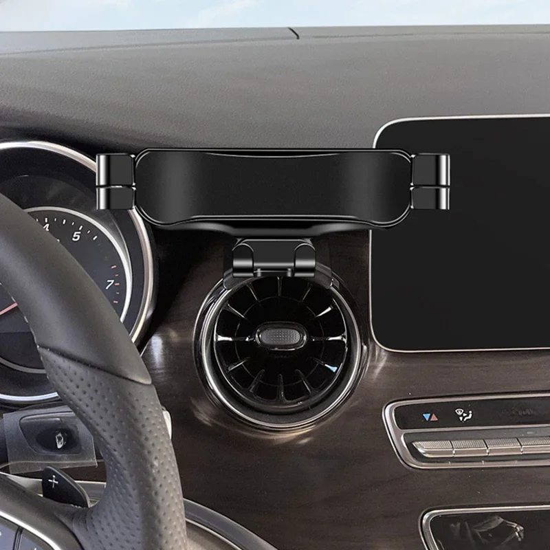 Do Mercedes Benz V Class W447 2015-2022 Samochodowy uchwyt na telefon komórkowy Uchwyt na kratkę wentylacyjną Uchwyt grawitacyjny Stojak Auto Modified Akcesoria — 2
