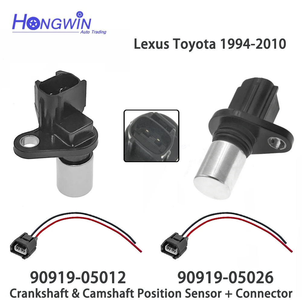 Connettore del sensore di posizione dell'albero a camme e dell'albero motore adatto a Lexus RX400h Toyota Solara 1994-2010 90919-05012 90919-05026 90919-40022