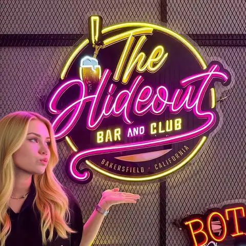 Custom Neon Sign Wakklia Custom Logo Neon Sign, UV Printed Store Neon Sign Customizable Large, Custom LED Logo Sign, Images Print Customized for