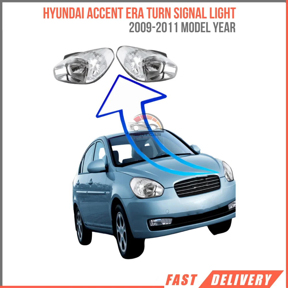 

For HYUNDAI ACCENT ERA right left front headlight transparent signal 2009-2011 high quality reasonable price 921011E040