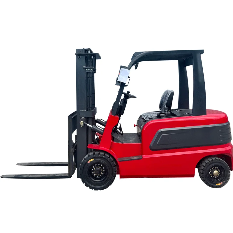 رافعة شوكية كهربائية بأربع عجلات بسعة 13 طن، شاحنة نقل مكدس هيدروليكي أوتوماتيكية لتفريغ تحميل المستودعات