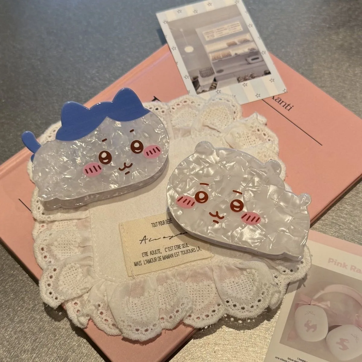 1PC/3PCS Miniso Zeichentrickfigur Usagi-förmige Haarklammer, multifunktionale Haar-Accessoire-Haarklammer