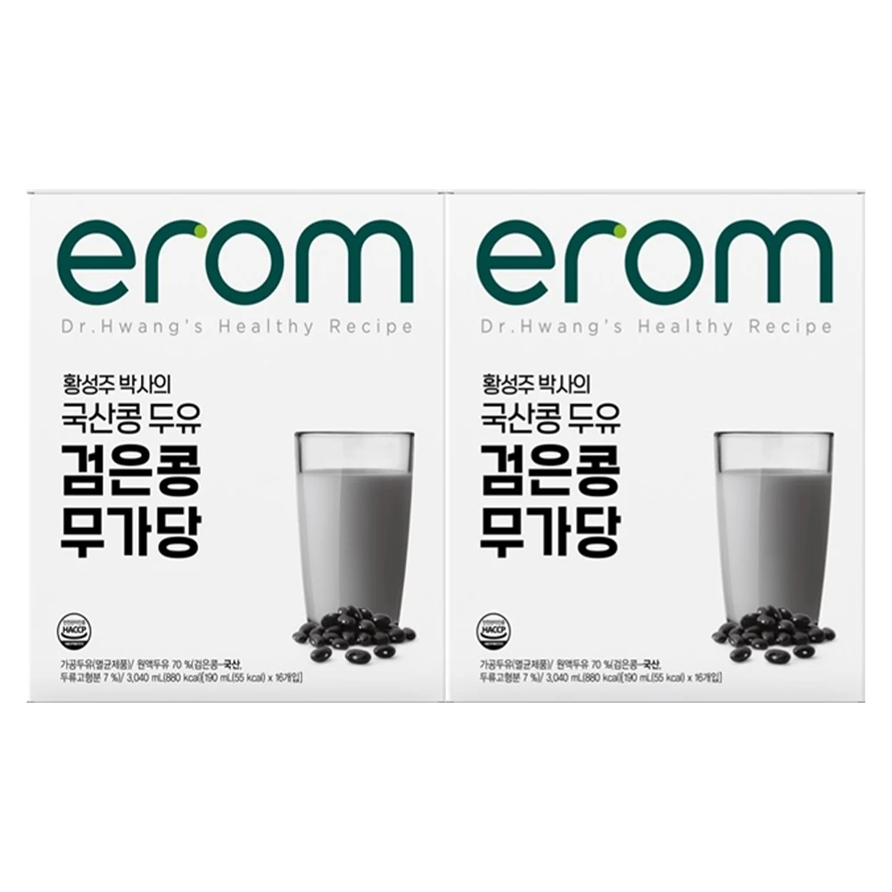 Irom Huangseong-Ju soup beans black beans unadded soy milk 190ml 32 pack