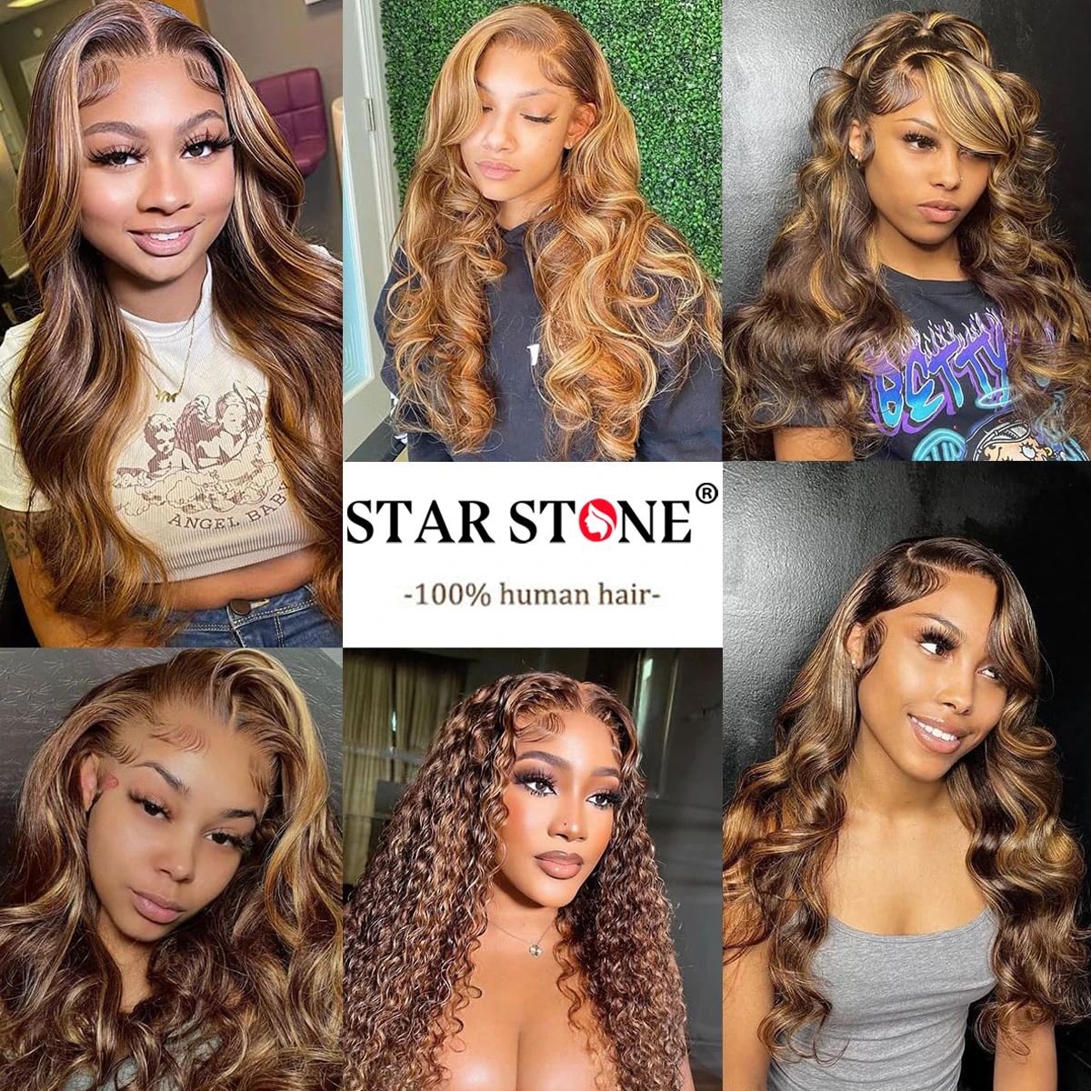 Body Wave Highlight Glueless Wig Human Hair Ready To Wear 6X4HD Lace Closure Honey Blonde Short Bob Brazilian Curly Wigs On Sale