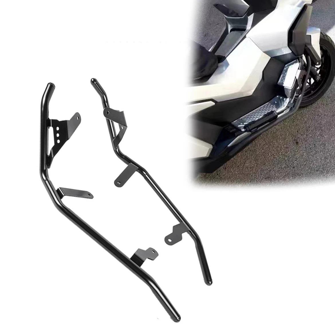 

Motorcycle Highway Engine Guard Crash Bar Frame Falling Protection Set for Honda ADV350 2022 2023