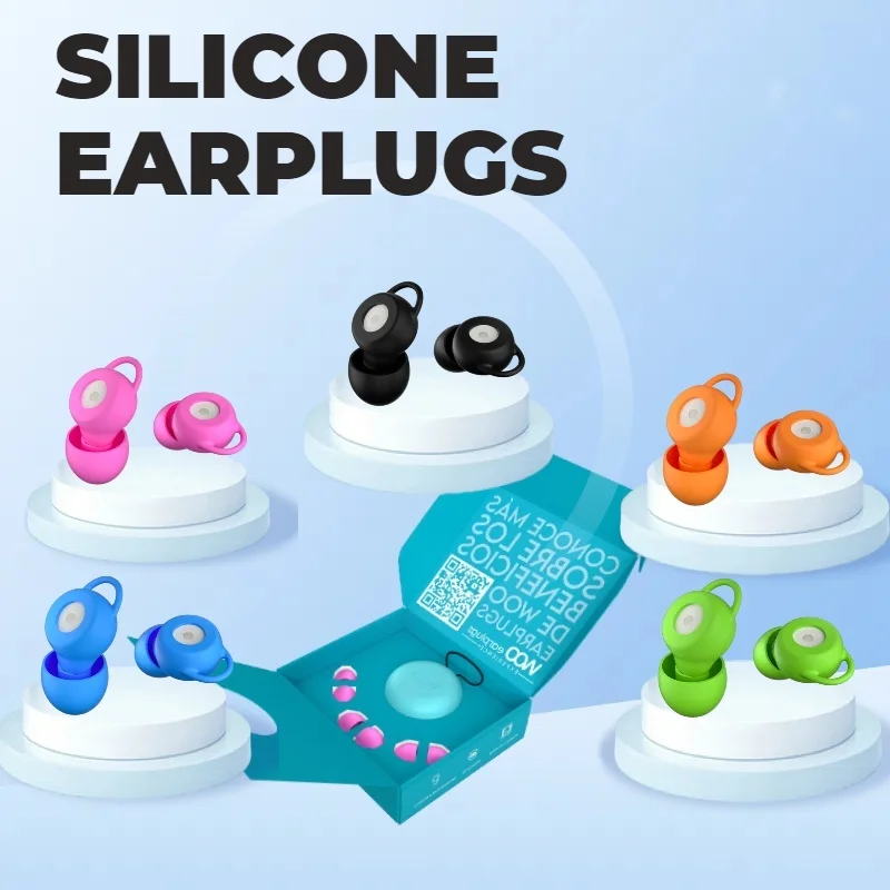

WOO Ear Plugs for Noise Reduction Super Soft Reusable Hearing Protection Earplugs for Working and Sleep