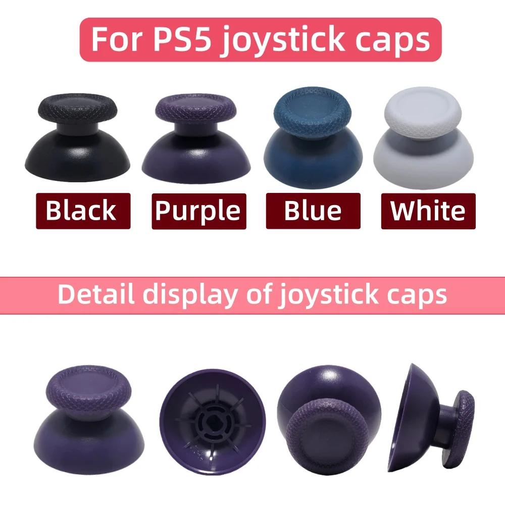 2/10Sets K-SILVER JS13 PRO TMR Joystick for PS5 Anti-Drift Electromagnetic 3D Analog Gamepad Repair Thumb Stick Replacement