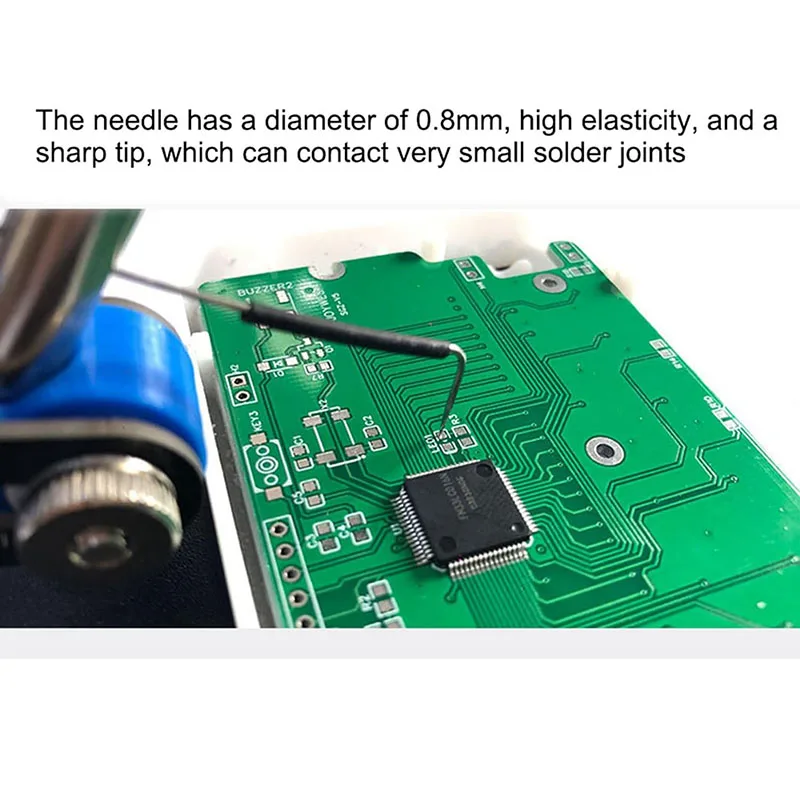 2 pezzi segnale di temporizzazione volante Test di riparazione dati PCB multimetro ago circuito fai da te strumento di saldatura elettronica sonda