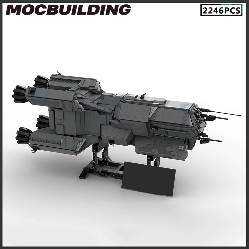 MOC Building Block Starfighter Battle Cruiser Spaceship Model Toys Naval Vessel Star Movie Birthday Xmas Gift Collection Present