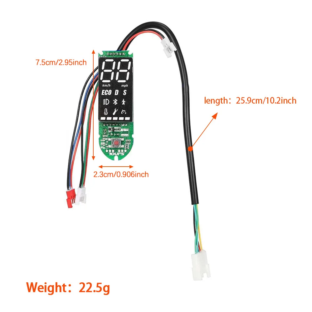 YFS-Z1 Controller 55 km/h für 10-Zoll-Elektroroller 36 V 500 W Steuerung Bluetooth-Anzeigetafel-Modul-Kit Ersatz – Detail 5