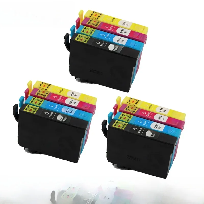 Cartouche d'encre T1295 T1291 T1292 T1293 T1294, Compatible avec Epson SX235W SX420W SX435W SX438W SX525WD SX535WD WF-3520 WF-3540