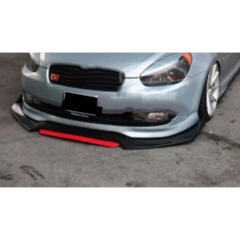 4 Piece Front Bumper Lip For Hyundai Accent Era Car Accessories Five Color Options Modified Sport Exterior Parts Tuning