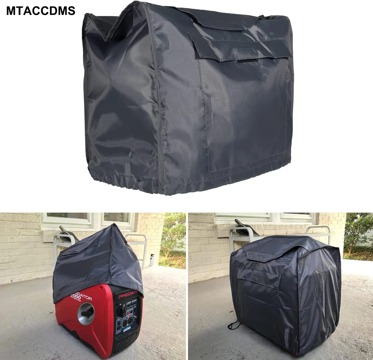 Outdoor Generator Cover with Storage Pocket for Honda Generators EU2000i, EU2200i, EU2200IC, EU2000i Camo, EU2000i Companion