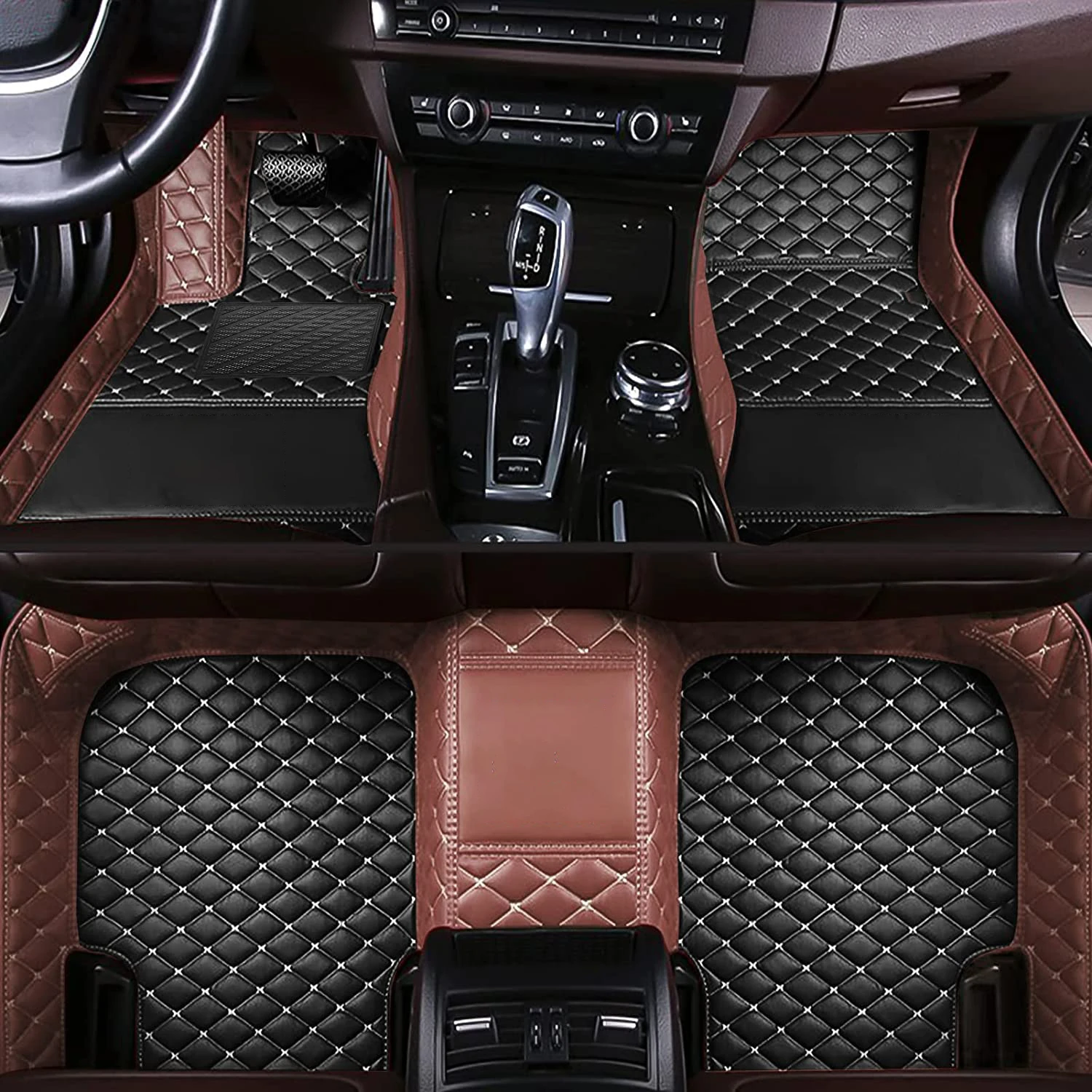 Tapis de sol de voiture en TPE sur mesure à rainures profondes pour Mercedes-Benz EQA Progressive H243 0.0L 2021-2025 5 places, anti-sable, anti-déversement, antidérapants, lavables, accessoires de protection intérieure