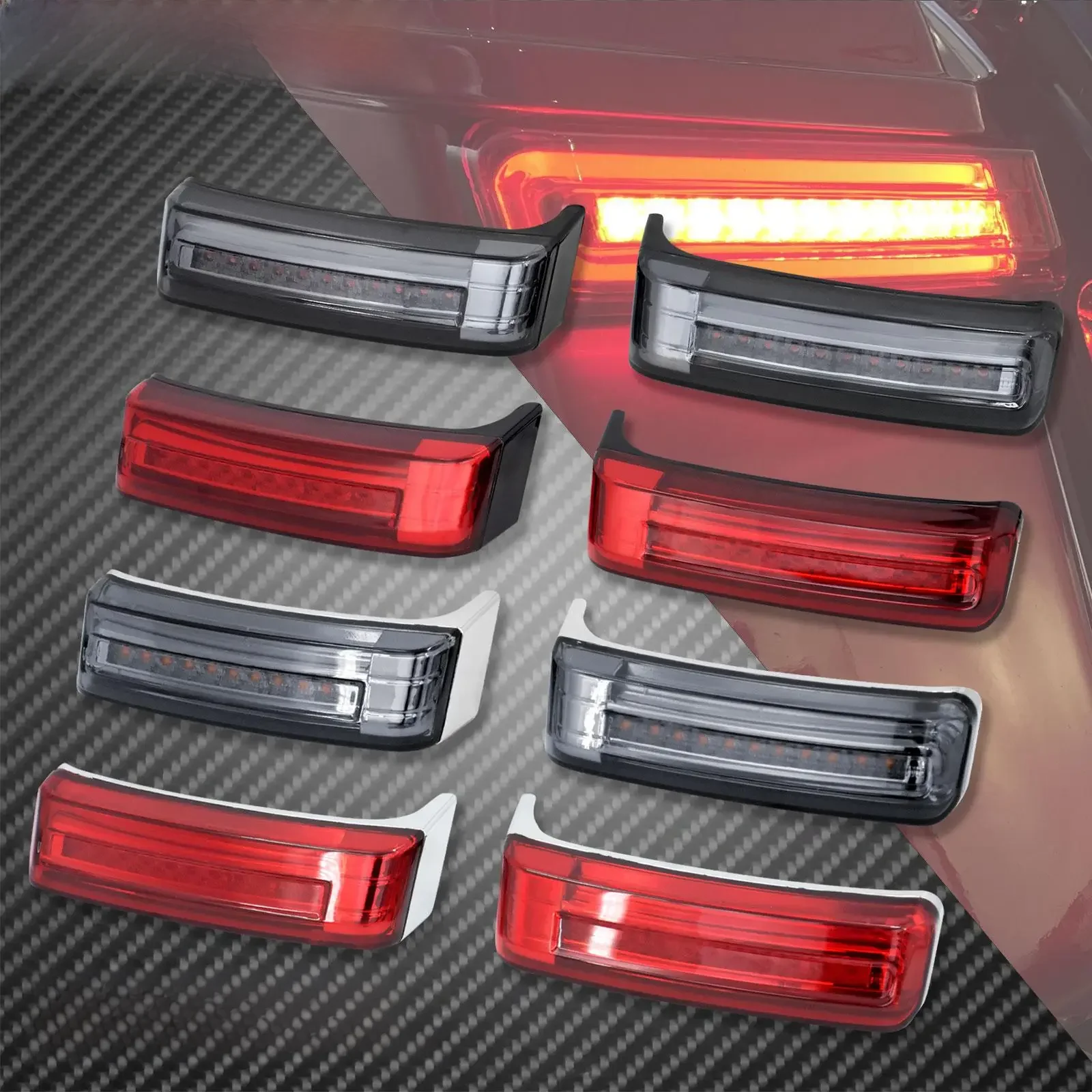 Motocykl LED sakwa Run hamulec włączony kierunkowskaz lampa dla Harley Touring Road Street Electra Glide Ultra Limited FLH 2014-22 — zdjęcie 2