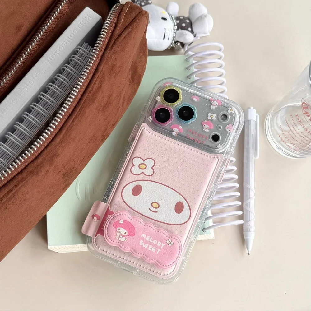 

Cute Big Face Melody Lace Stand Phone Case for iPhone14/15/16/17ProMax,Fundans17pro Popular New Style Shockproof Protective case