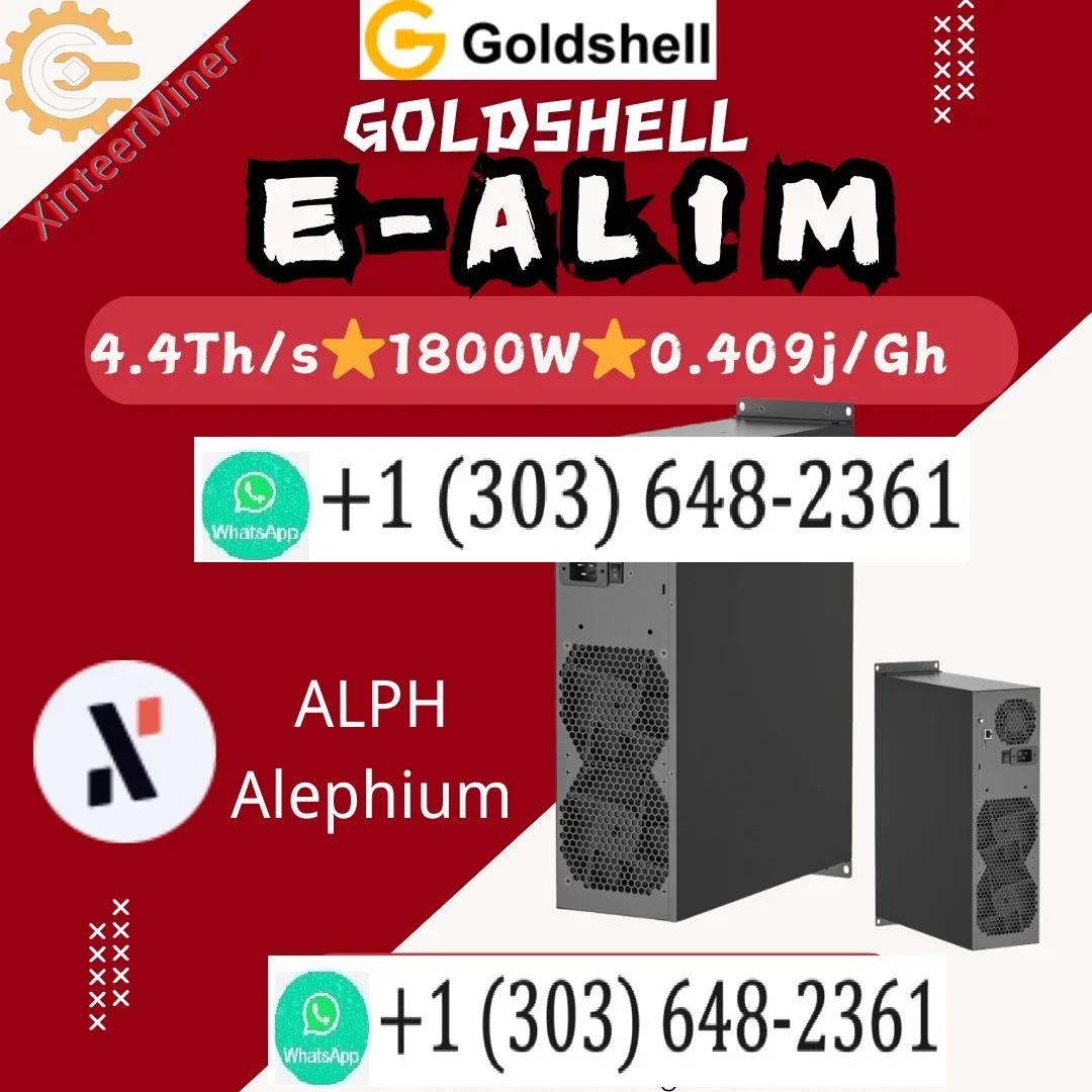 BUY 2 GET 1 FREE BRAND NEW Goldshell E-AL1M 4.4 TH/s Blake