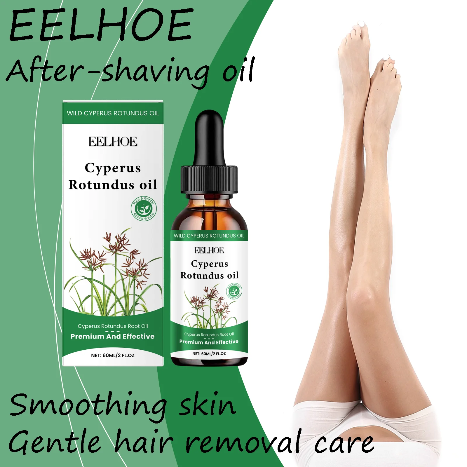 

Natural Cyperus Rotundus Oil Gentle Hair Removal Care Oil Moisturize Smoothing Relief Discomfort Body After-shaving Essence Oil