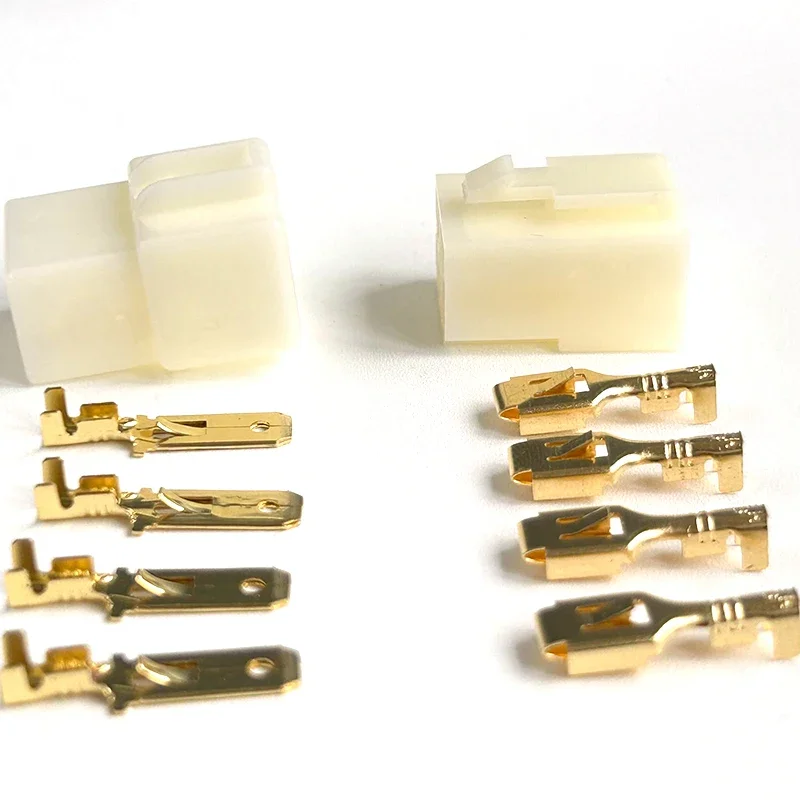 AliExpress DBWLI 5Set 6.3mm 2/3/4/6/8Pin DJ7021-6.3 Automotive Electrical Connector Cable Terminal Plug Kits Motorcycle For Ebike Car Terminal