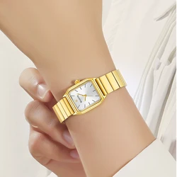 Nieuwe Gouden Horloge Vrouwen Horloges Stalen Top Luxe Merk Dames Armband Horloges Vrouwelijke Klok Montre Femme Relogio Feminino 2023