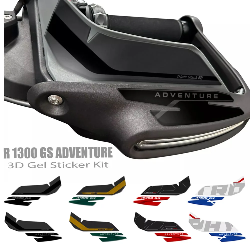 Handguards Sticker For R 1300 GS Adventure  2025 3D Adhesive Protector Decals r1300gs Adv Racing Red 2024 Motorcycle Accessories