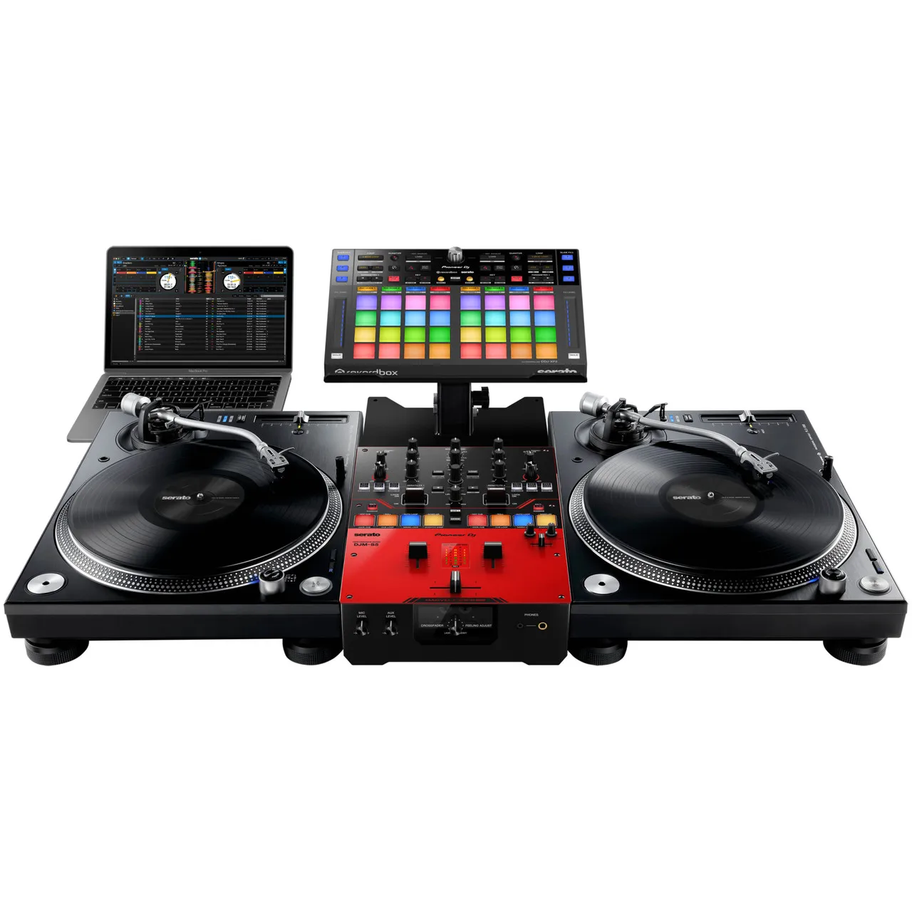 

Высококачественный 2-канальный DJ-микшер Pioneerss PIONEERSS DJM-S5 в стиле царапин для Serato DJ, оригинальный микшерный аппарат с сенсорным дисплеем